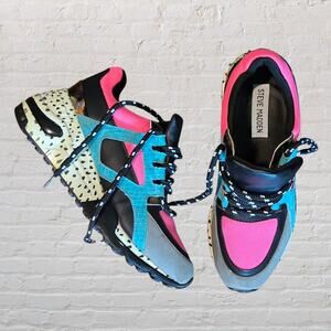 Steve Madden Cliff Barra Sneakers Size 6 M